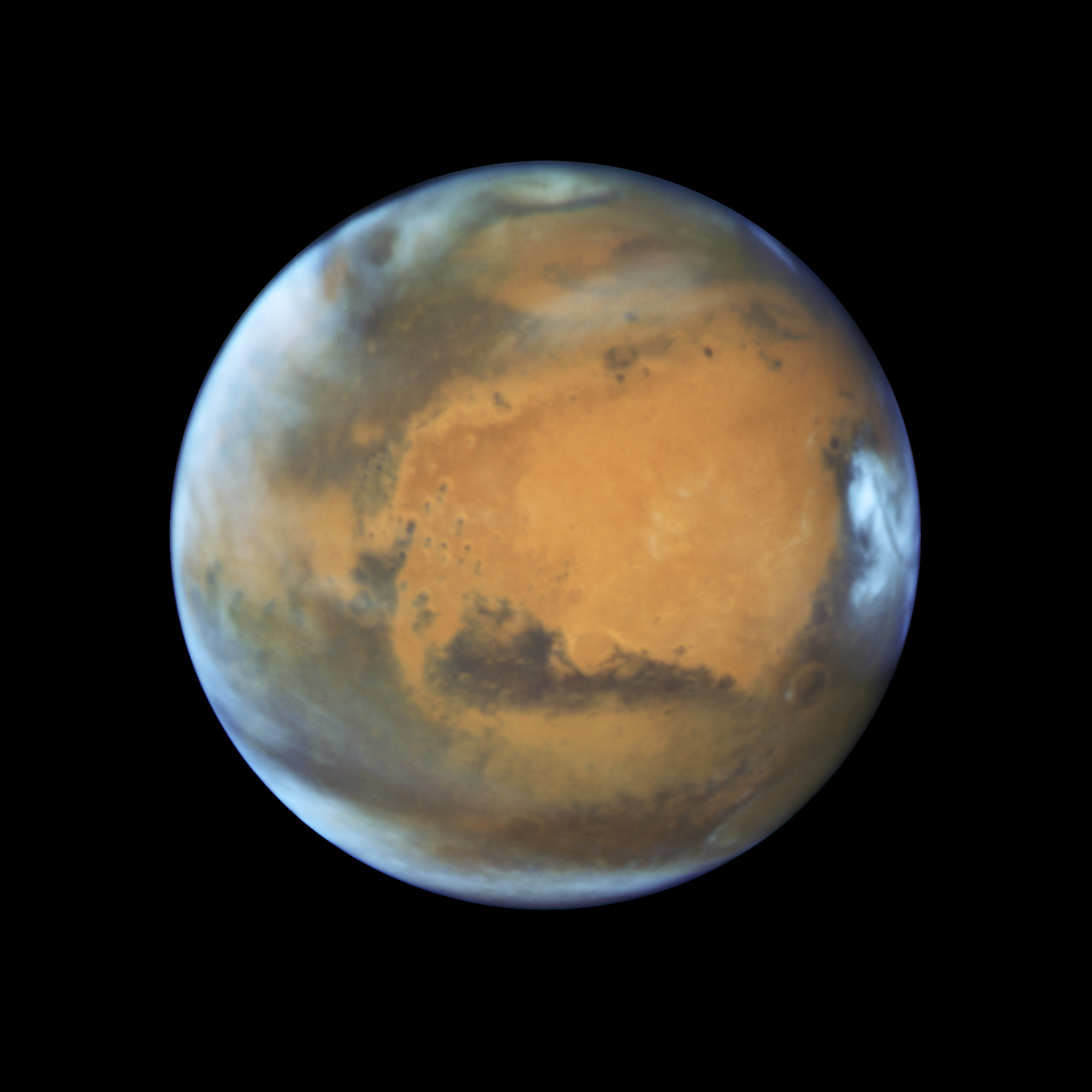 Hubble Takes Mars Portrait Near Close Approach — Mars image from the NASA archive