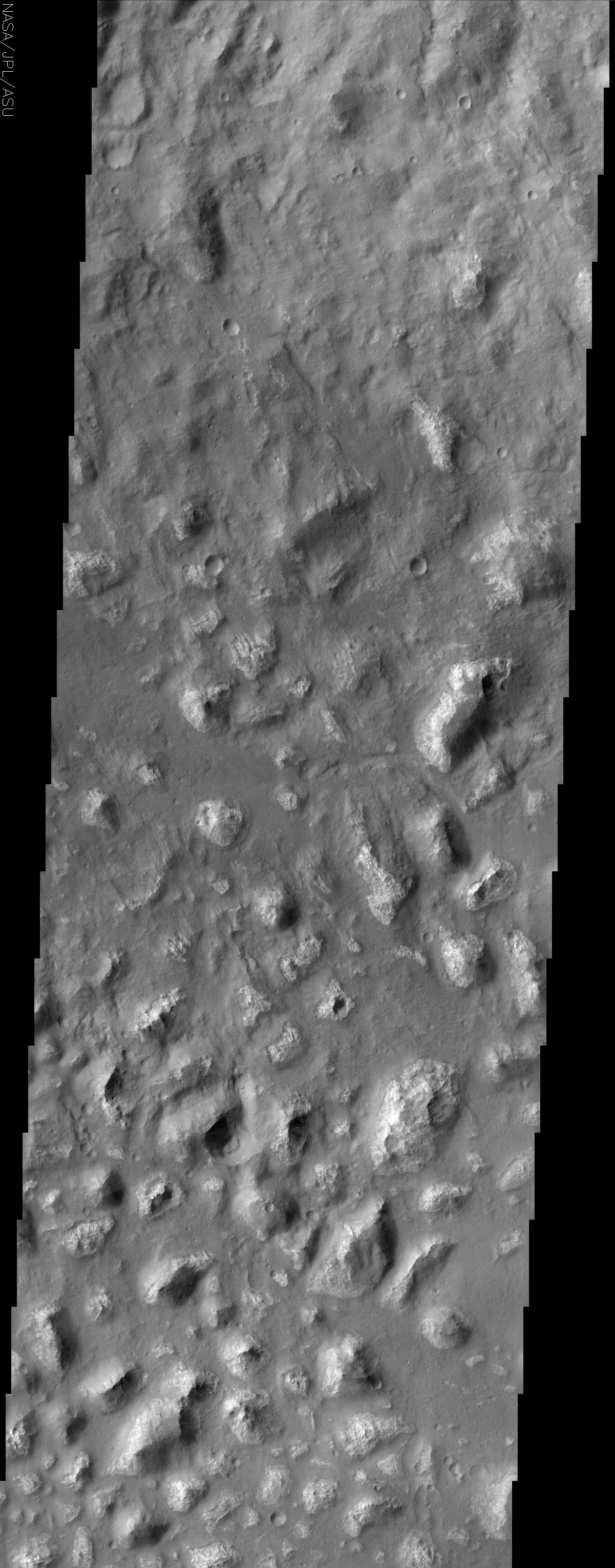 Ariadnes Colles Chaos — Mars image from the NASA archive