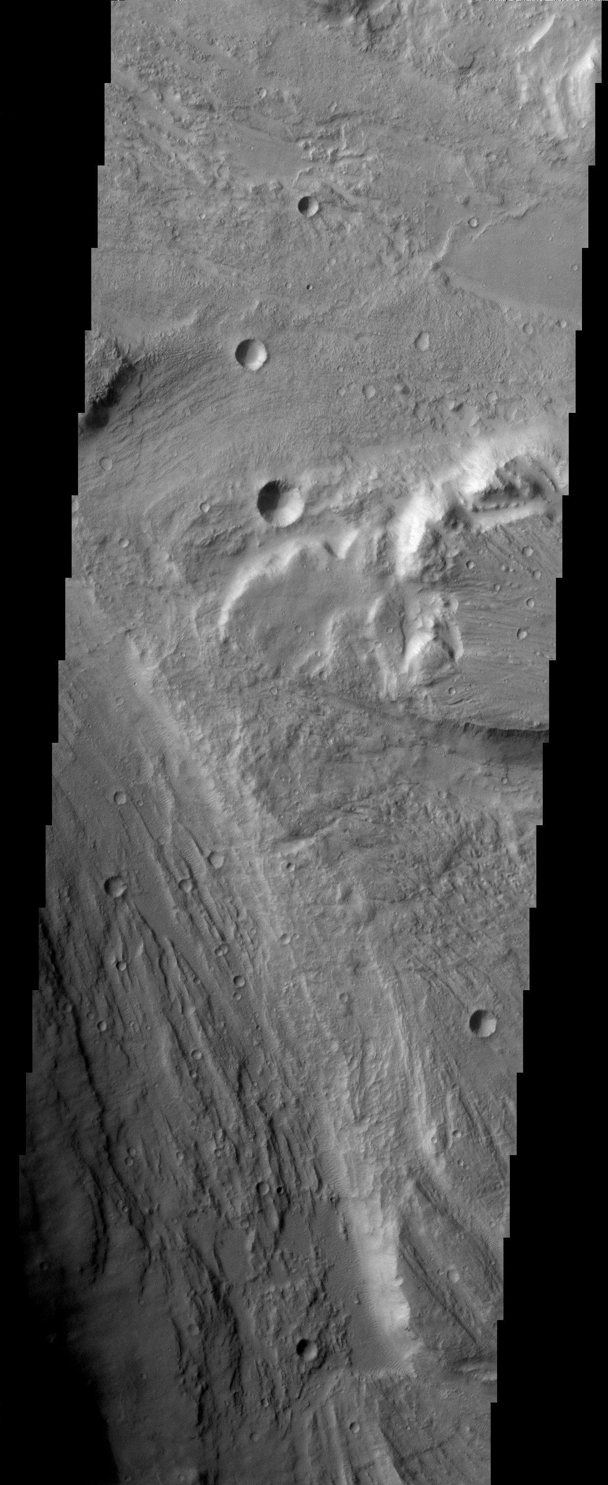 Tiu Valles — Mars image from the NASA archive