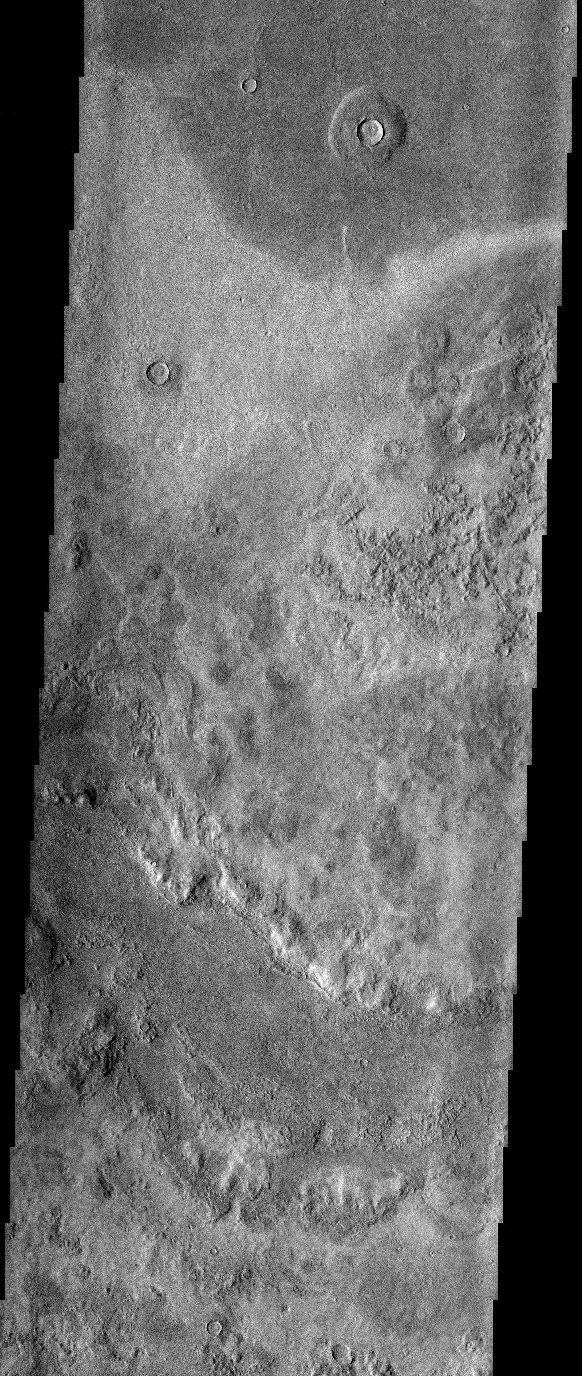 Textures in Utopia Planitia — Mars image from the NASA archive