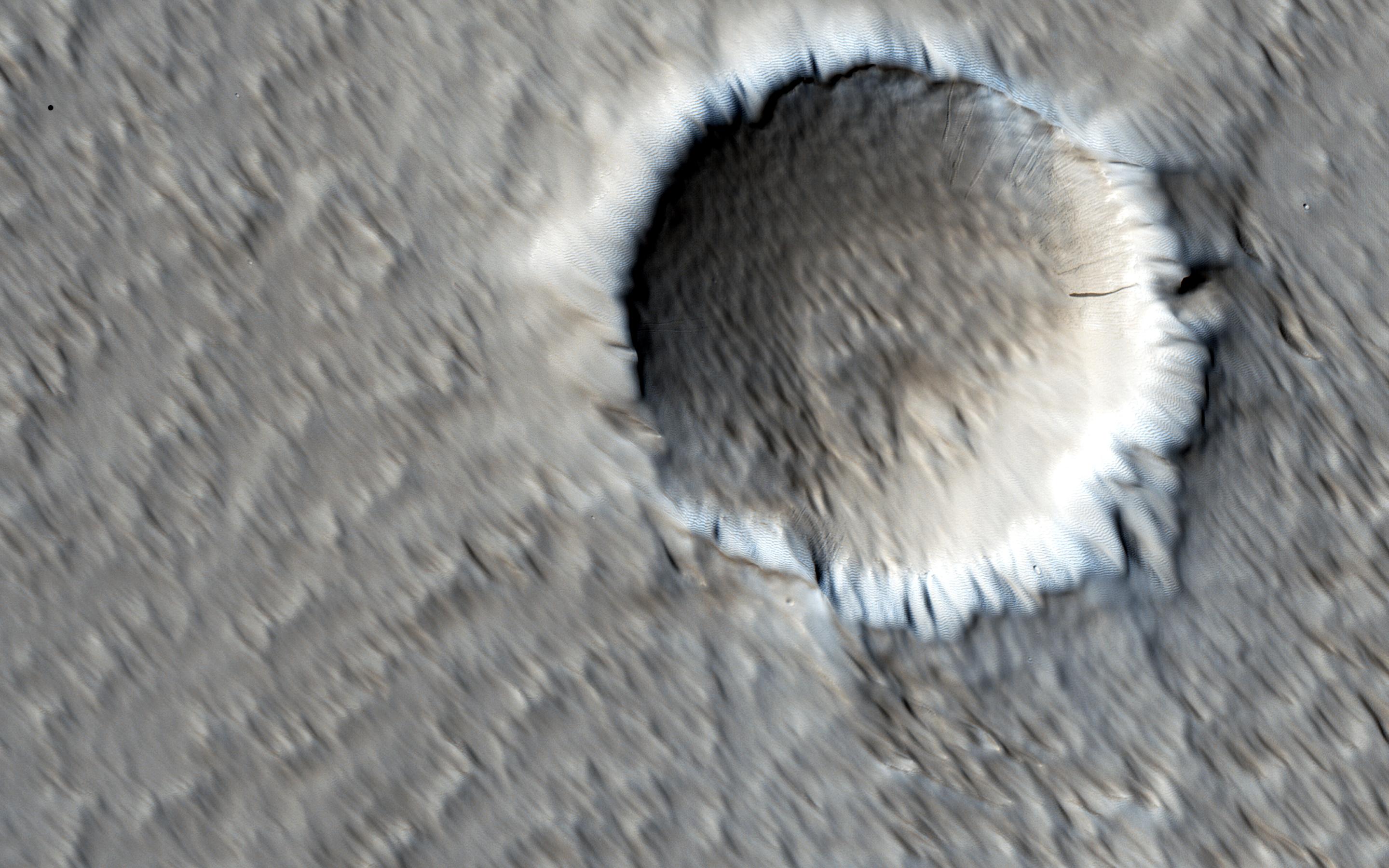 The Wind-Scoured Lava Flows of Pavonis Mons — Mars image from the NASA archive