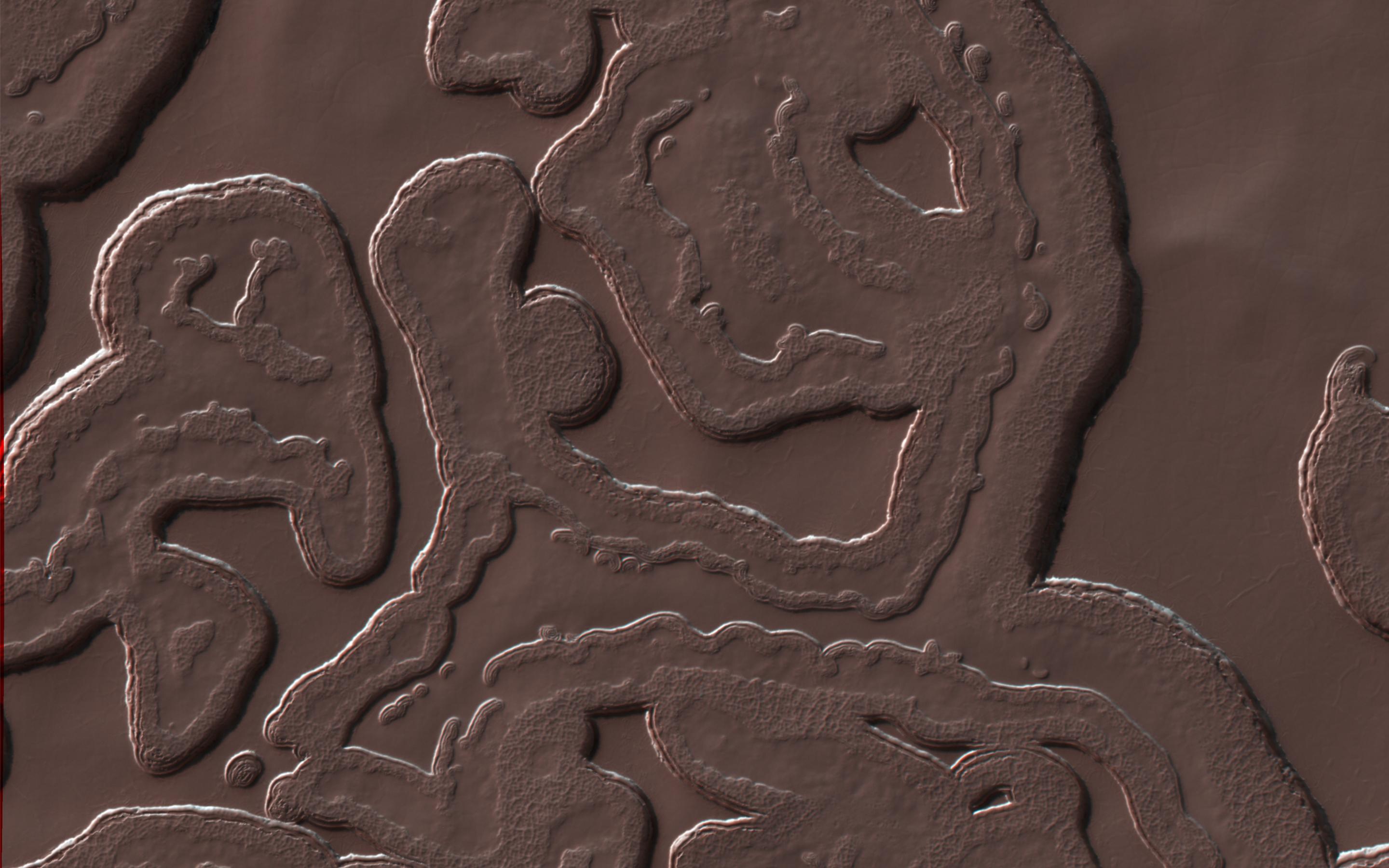 The Coolest Landscape on Mars or Earth — Mars image from the NASA archive