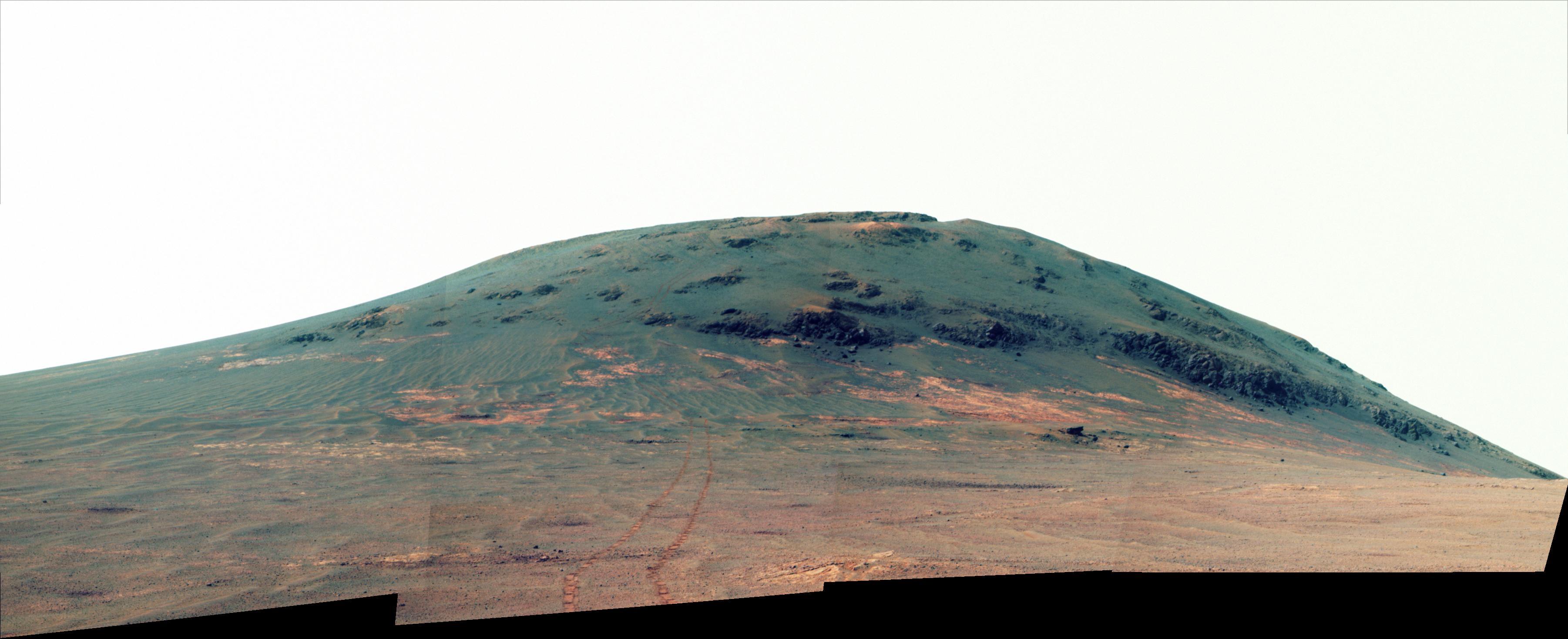 Putting Martian 'Tribulation' Behind Enhanced Color — Mars image from the NASA archive