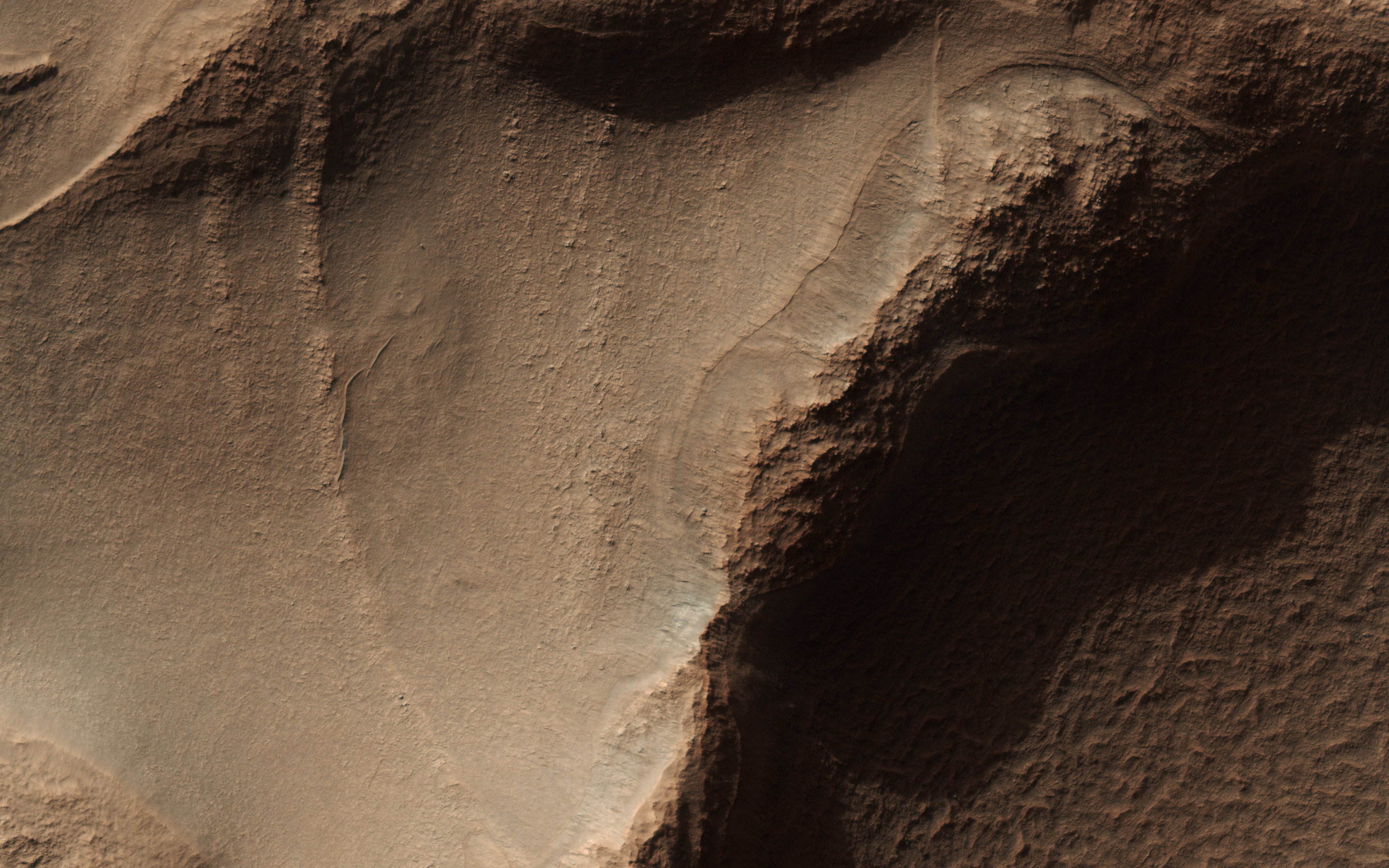 Honeycomb-Textured Landforms in Northwestern Hellas Planitia — Mars image from the NASA archive