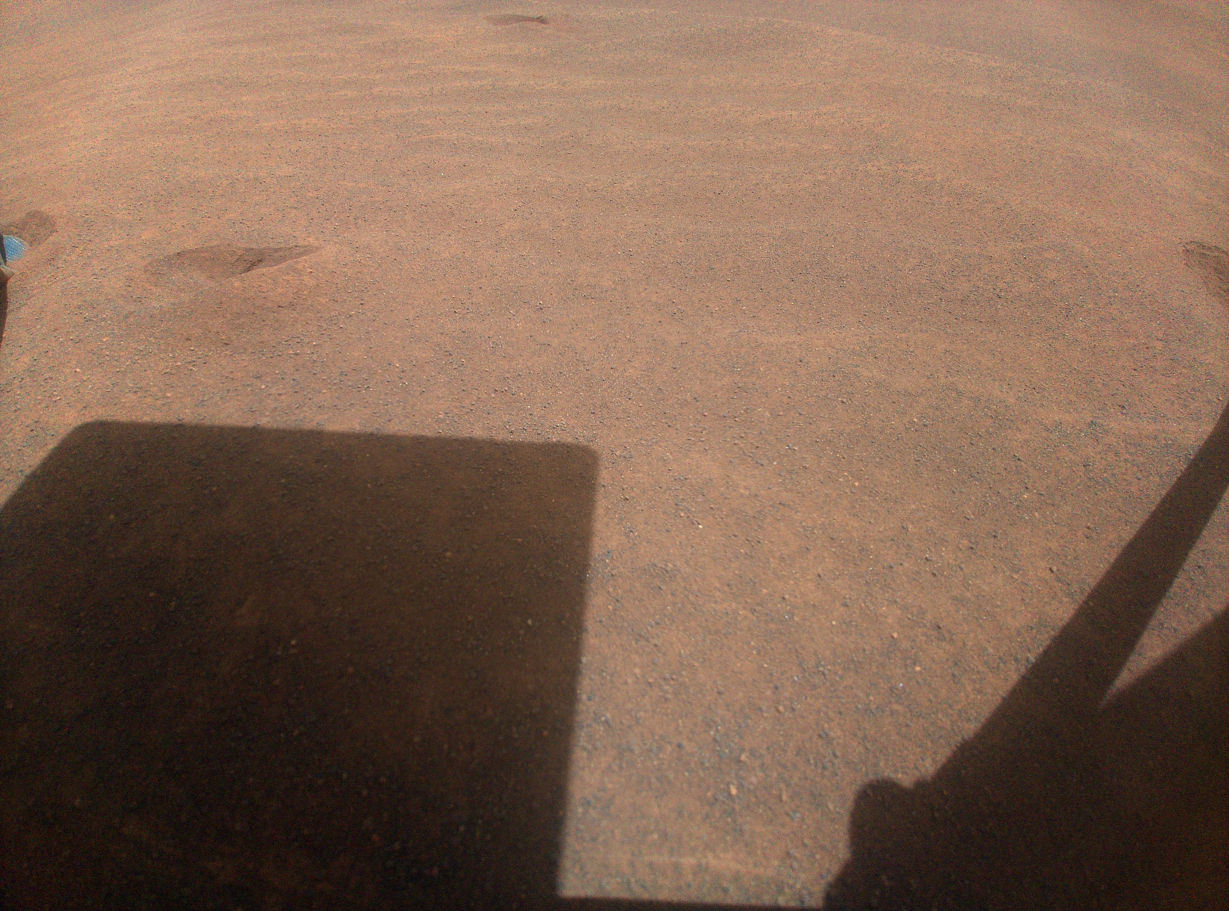  Ingenuity's View of Sand Going Into Conjunction — Mars image from the NASA archive